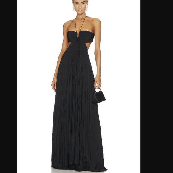 A.L.C. Moira Dress in Black - Picture 2 of 8